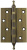 Петля универсальная 4500A (500-A4) 100x75x3 WAB Мат бронза Box