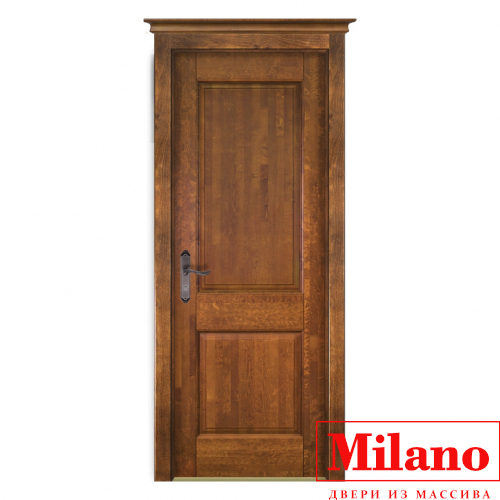 Дверь из массива ольхи Milano "Elegy Элегия Мед"