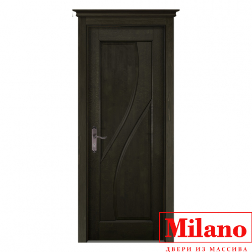 Дверь из массива ольхи Milano "Dayana Даяна Эйвори Блек"