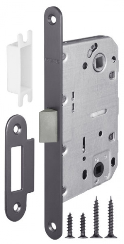 Защелка врезная PLASTIC P96WC-50 GR графит