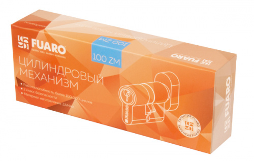 Цилиндровый механизм с вертушкой 100 ZM 80 mm (30+10+40) BP латунь 5 кл.