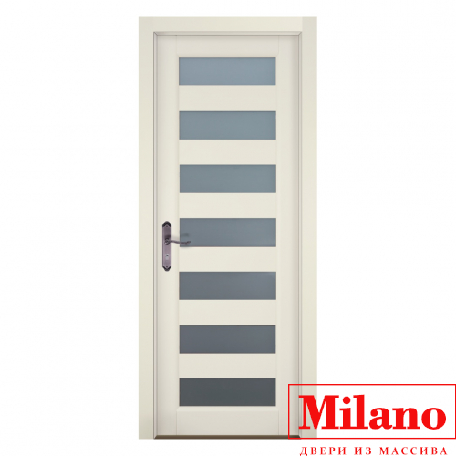 Дверь из массива ольхи Milano "Premier Plus Премьер+ Крем"