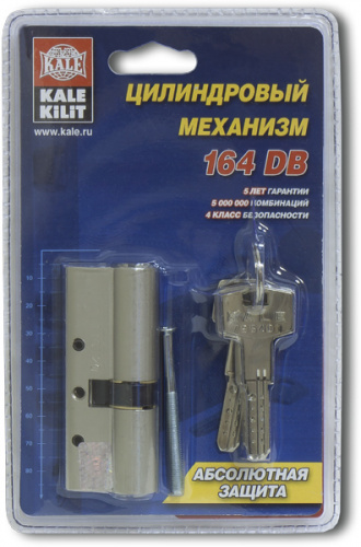 Цилиндровый механизм 164 DBN-E/68 (26+10+32) mm никель 5 кл.
