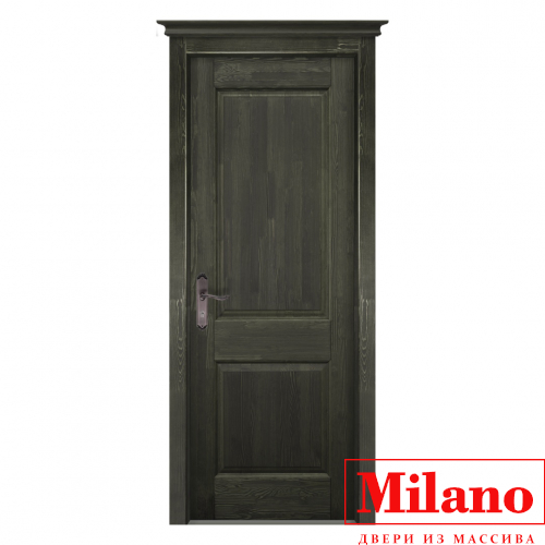Дверь из массива сосны брашированной Milano "Elegy Элегия Грис"