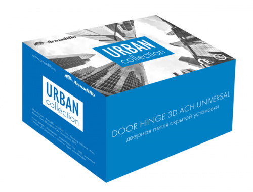 Петля скрытой установки с 3D-регулировкой 11160UN3D (Architect 3D-ACH UNIVERSAL 60) AB Бронза