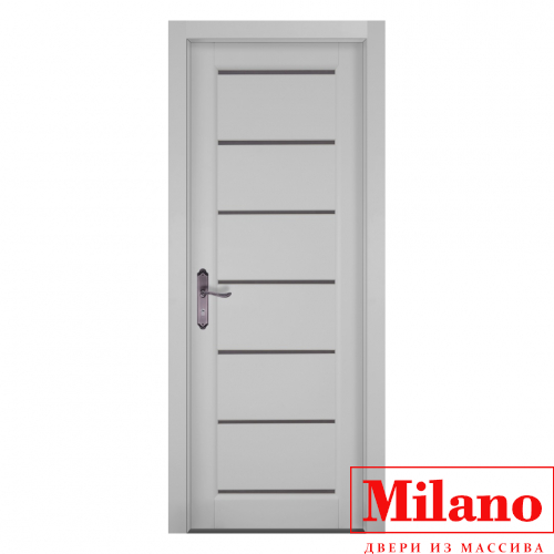 Дверь из массива ольхи Milano "Premier Plus Премьер+ Грей"