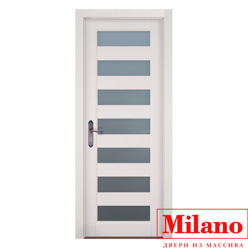 Дверь из массива ольхи Milano "Premier Plus Премьер+ Белый"