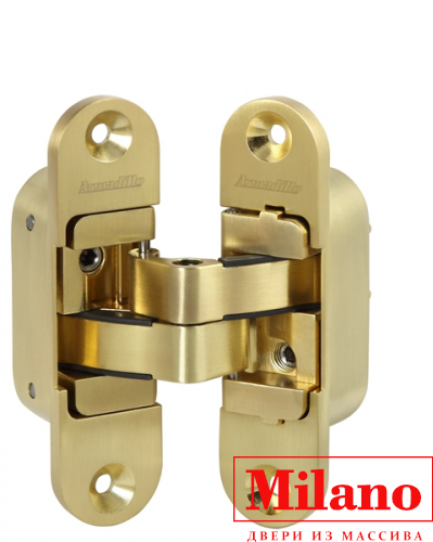 Петля скрытой установки с 3D-регулировкой Architect 3D-ACH 40 SG Матовое золото прав. 40 кг