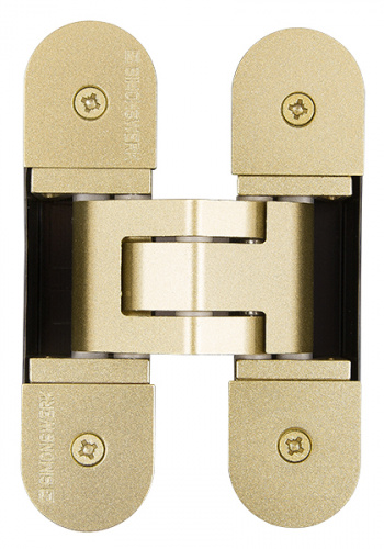 Петля скрытой установки универсальная TECTUS TE 303 3D Messing-Effekt (мат. латунь), 60 кг