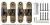 Петля скрытой установки с 3D-регулировкой Architect 3D-ACH 60 AB Бронза лев. 60 кг