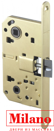 LH 19-50 SG BOX Защелка межкомнатная с планкой (матовое золото)