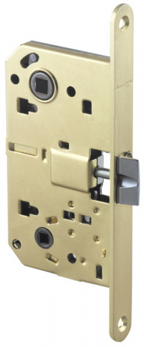 LH 19-50 SG BOX Защелка межкомнатная с планкой (матовое золото)