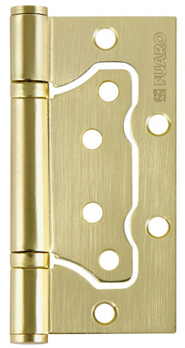 Петля универсальная без врезки 500-2BB/BL 100x2,5 SB (мат. золото) БЛИСТЕР